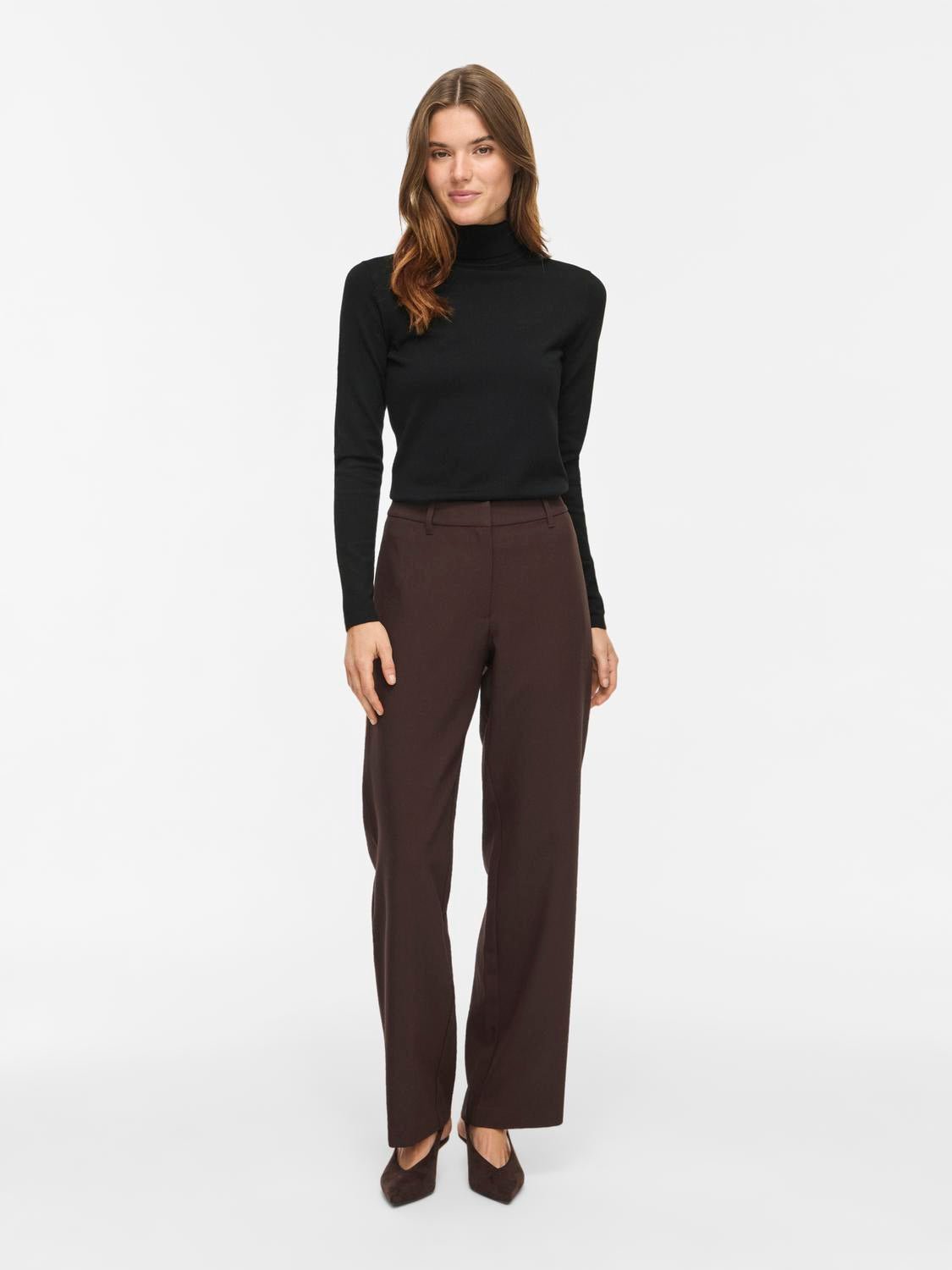 VIMALU Knitted Top - Black Beauty - VERO MODA & VILA Bergvik